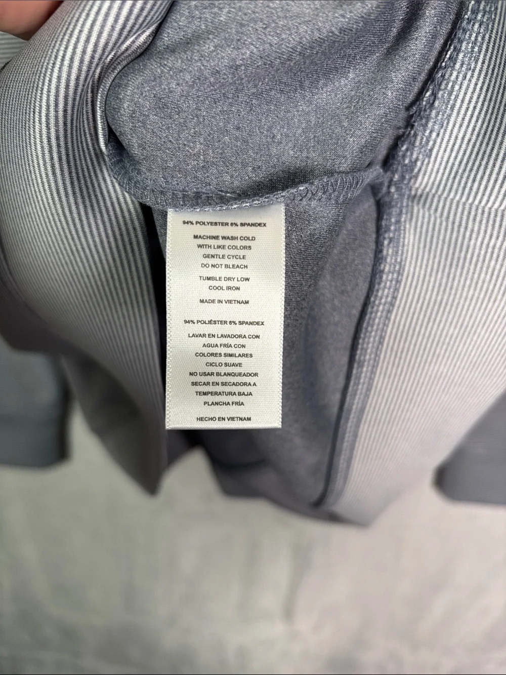 Hickey Freeman Blue White Striped 1/4 Zip Pullover Size Medium